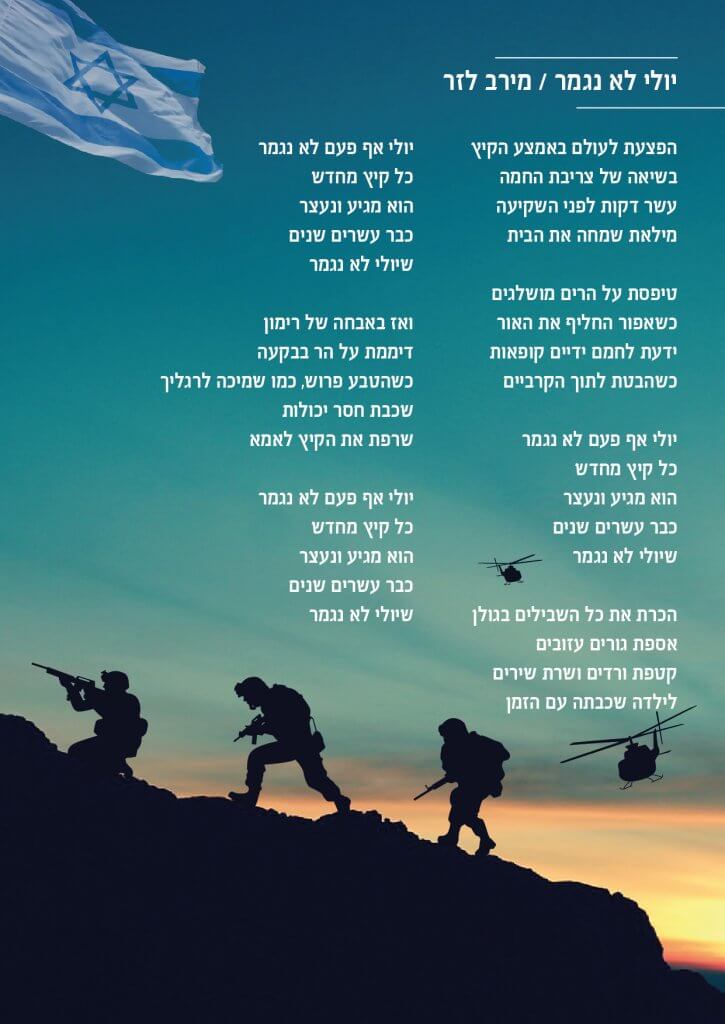 יולי לא נגמר / מירב לזר ׳מוזאים זוכרים במילים׳ - מוזה הבית של המוזיקה והיצירה